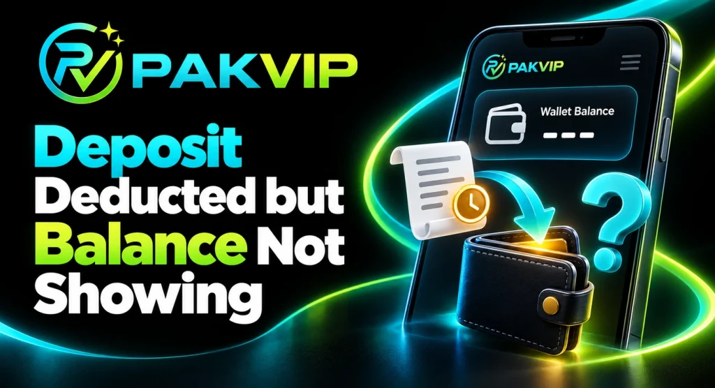 Deposit Deducted but Balance Not Showing