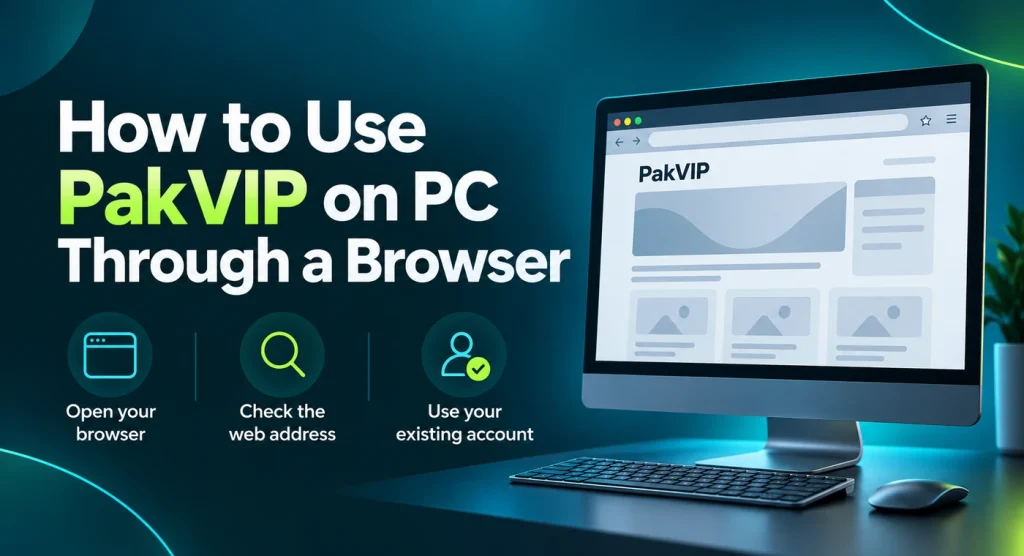 How to Use PakVIP on PC Through a Browser