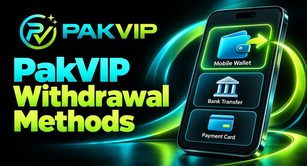 PakVIP Withdrawal Methods