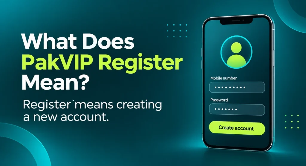 What Does PakVIP Register Mean?